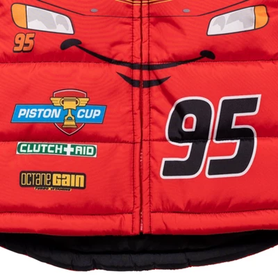 Disney Pixar Cars Lightning McQueen Winter Coat Puffer Jacket Toddler 7 Disney Pixar Cars Lightning McQueen Winter Coat Puffer Jacket Toddler - Image 7