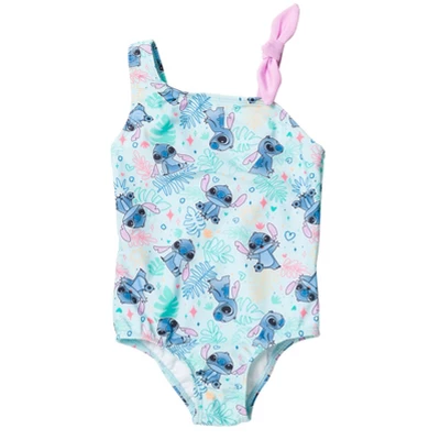 Disney Lilo & Stitch Girls One Piece Bathing Suit Little Kid To Big Kid 8 Disney Lilo & Stitch Girls One Piece Bathing Suit Little Kid To Big Kid - Image 8