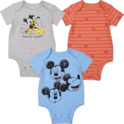 Disney Mickey Mouse 3 Pack Short Sleeve Bodysuits 25 Disney Mickey Mouse 3 Pack Short Sleeve Bodysuits -Disney GUEST 855294d7 58f4 4f2e 82d1 5fd7db643ccd