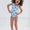Disney Lilo & Stitch Girls One Piece Bathing Suit Little Kid To Big Kid