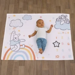 Disney Winnie The Pooh Milestone Blanket