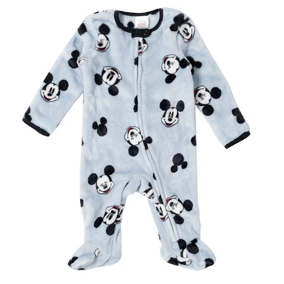 Disney Mickey Mouse Baby Fleece 2 Pack Coveralls Newborn 1 Disney Mickey Mouse Baby Fleece 2 Pack Coveralls Newborn