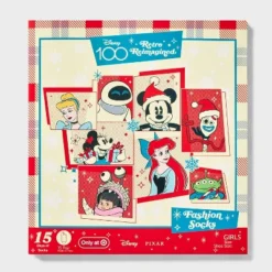 Girls' Disney 100 15 Days Of Socks Advent Calendar - Gray 7 Girls' Disney 100 15 Days Of Socks Advent Calendar - Gray -Disney GUEST 8af2baca 8be3 4750 b9d8 9804910ebb8d