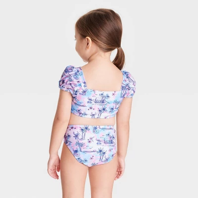Toddler Girls' Disney 3pc Swimwear Set - 4T 2 Toddler Girls' Disney 3pc Swimwear Set - 4T - Image 2