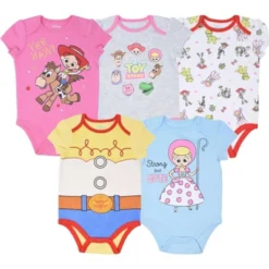 Disney Pixar Toy Story Jessie Bo Peep Baby Girls 5 Pack Bodysuits Newborn To Infant 26 Disney Pixar Toy Story Jessie Bo Peep Baby Girls 5 Pack Bodysuits Newborn To Infant -Disney GUEST 8d22ce98 4afc 4f2d 9f00 cce06ac70392