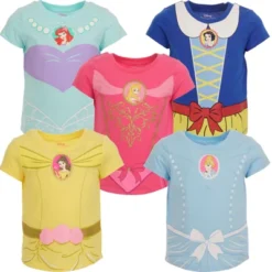 Disney Princess Moana Jasmine Belle Baby Girls 5 Pack T-Shirts Infant -Disney GUEST 8d33ff83 84e6 4230 9627 143013ad8f1a