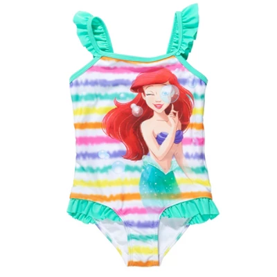 Disney The Little Mermaid Princess Ariel Girls One Piece Bathing Suit Toddler 2 Disney The Little Mermaid Princess Ariel Girls One Piece Bathing Suit Toddler - Image 2