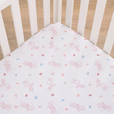 Disney Baby Minnie Mouse Fitted Crib Sheet 1 Disney Baby Minnie Mouse Fitted Crib Sheet