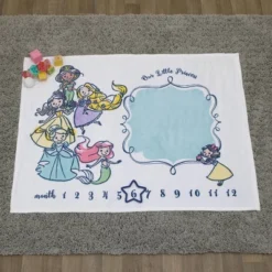 Disney Princess Super Soft Milestone Baby Blanket -Disney GUEST 8edd68ce 4224 46b0 8c4f 5a02c9cb6546