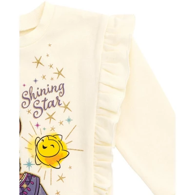 Disney Wish Asha Star Girls Fleece Sweatshirt And Pants Set Toddler To Little Kid 4 Disney Wish Asha Star Girls Fleece Sweatshirt And Pants Set Toddler To Little Kid - Image 4