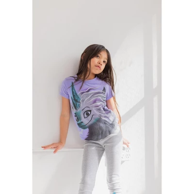 Disney Vampirina Raya And The Last Dragon Princess Lion King Winnie The Pooh Sisu Simba Girls T-Shirt And Leggings Outfit Set Little Kid To Big Kid 1 Disney Vampirina Raya And The Last Dragon Princess Lion King Winnie The Pooh Sisu Simba Girls T-Shirt And Leggings Outfit Set Little Kid To Big Kid