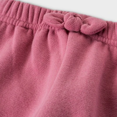 Baby Girls' 2pc Disney Princess Fleece Pullover And Jogger Set - Burgundy 4 Baby Girls' 2pc Disney Princess Fleece Pullover And Jogger Set - Burgundy - Image 4