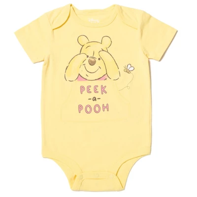 Disney Winnie The Pooh Tigger Winnie The Pooh Baby 4 Pack Snap Bodysuits Newborn To Infant 1 Disney Winnie The Pooh Tigger Winnie The Pooh Baby 4 Pack Snap Bodysuits Newborn To Infant