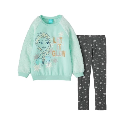 Disney Frozen Elsa Girls Fleece Sweatshirt & Pants 8 Disney Frozen Elsa Girls Fleece Sweatshirt & Pants - Image 8