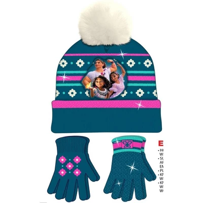 Disney Encanto Girls Beanie Hat And Gloves Or Mittens Winter Set, (Ages 2-7) 5 Disney Encanto Girls Beanie Hat And Gloves Or Mittens Winter Set, (Ages 2-7) - Image 5