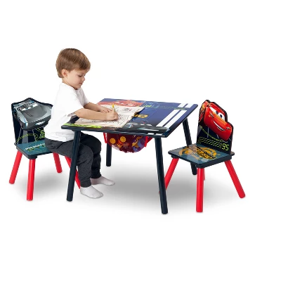 Disney Pixar Cars Kids' Table And Chair Set With Storage - Delta Children 2 Disney Pixar Cars Kids' Table And Chair Set With Storage - Delta Children - Image 2