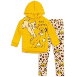Disney Lion King Simba Baby Girls Fleece Pullover Hoodie & Leggings -Disney GUEST 95fdae11 5b55 4600 b507 4856cc767073