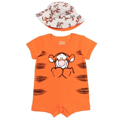 Disney Lion King,Mickey Mouse,Winnie The Pooh Simba Baby Romper And Sunhat Newborn To Infant 11 Disney Lion King,Mickey Mouse,Winnie The Pooh Simba Baby Romper And Sunhat Newborn To Infant - Image 11