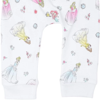 Disney Princess Belle Aurora Cinderella Baby Girls 3 Pack Pants Newborn To Infant 8 Disney Princess Belle Aurora Cinderella Baby Girls 3 Pack Pants Newborn To Infant - Image 8