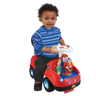 Disney Lights N' Sounds Spidey Adventure Ride-On 1 Disney Lights N' Sounds Spidey Adventure Ride-On