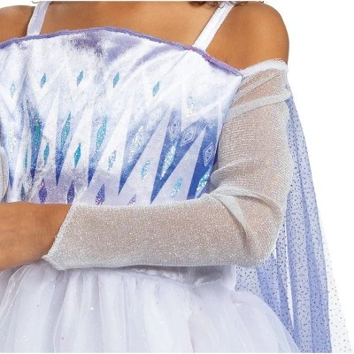 Kids' Disney Frozen 2 Elsa Deluxe Light Up Halloween Costume Dress With Headpiece XS (3-4T) 5 Kids' Disney Frozen 2 Elsa Deluxe Light Up Halloween Costume Dress With Headpiece XS (3-4T) - Image 5