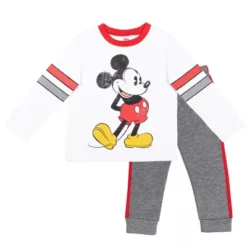 Disney Mickey Mouse Baby Boys Long Sleeve T-Shirt Fleece Pant Set White/Gray 13 Disney Mickey Mouse Baby Boys Long Sleeve T-Shirt Fleece Pant Set White/Gray -Disney GUEST 9c6442a2 6e42 45f1 aab9 46f6ab2135b6