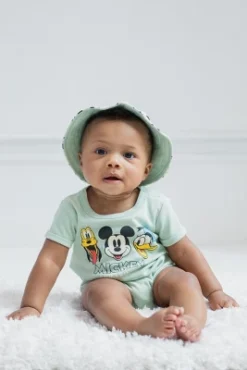 Disney Mickey Mouse Goofy Donald Duck Pluto Baby Romper And Hat Newborn To Infant 10 Disney Mickey Mouse Goofy Donald Duck Pluto Baby Romper And Hat Newborn To Infant -Disney GUEST 9c840a04 1733 4ffc bc54 92f940bafd18