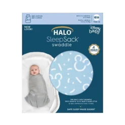 HALO SleepSack 100% Cotton Swaddle Wrap Disney Baby Collection Mickey