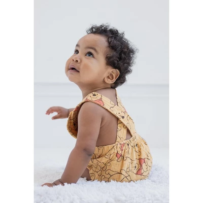 Disney Winnie The Pooh Mickey Mouse Goofy Donald Duck Baby Short Overalls Newborn To Infant 1 Disney Winnie The Pooh Mickey Mouse Goofy Donald Duck Baby Short Overalls Newborn To Infant