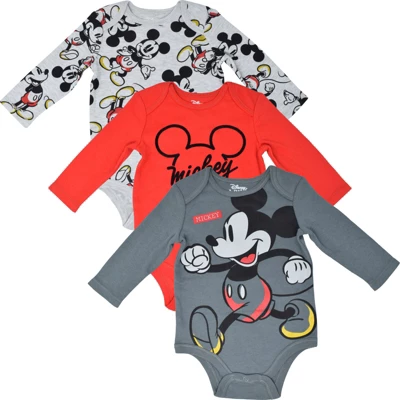 Disney Lion King Winnie The Pooh Mickey Mouse Minnie Mouse Simba Tigger Baby 3 Pack Bodysuits Newborn To Infant 12 Disney Lion King Winnie The Pooh Mickey Mouse Minnie Mouse Simba Tigger Baby 3 Pack Bodysuits Newborn To Infant - Image 12