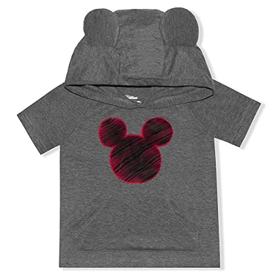Disney Boy's There Is Only One Mickey Mouse Graphic Tee, 3D Hooded Shirt And Casual Short Set For Toddler 5 Disney Boy's There Is Only One Mickey Mouse Graphic Tee, 3D Hooded Shirt And Casual Short Set For Toddler - Image 5