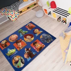 Disney 54"x78" Toy Story Squares Area Rug -Disney GUEST a40f735a 4237 4370 8cd8 ae07a7a5ade5
