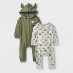 Disney Baby Boys' 2pc Star Wars Baby Yoda Fleece Top And Bottom Set - Olive Green -Disney GUEST a5273a4c 94b2 4c79 bb4d 17b5f8d13e66