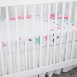 Disney The Little Mermaid Ariel Photo Op Fitted Crib Sheet - Coral/Aqua/White -Disney GUEST a6e415fc 0ccf 4913 9336 9ef4ebe411c0