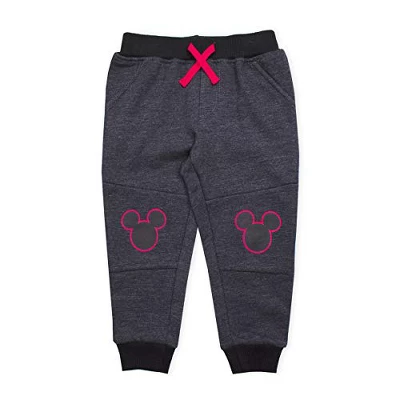 Disney Boy's Mickey Mouse Graphic Print Jogger Pants With Drawstring Waistband, 2 Piece Set For Toddler 1 Disney Boy's Mickey Mouse Graphic Print Jogger Pants With Drawstring Waistband, 2 Piece Set For Toddler