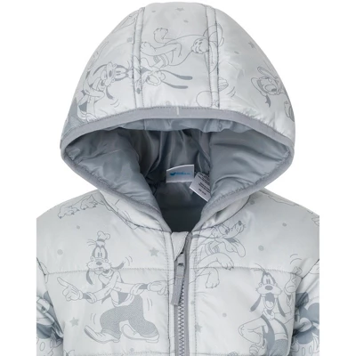 Disney Mickey Mouse Goofy Donald Duck Pluto Zip Up Puffer Jacket Toddler 4 Disney Mickey Mouse Goofy Donald Duck Pluto Zip Up Puffer Jacket Toddler - Image 4