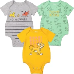 Disney The Lion King 3 Pack Short Sleeve Bodysuits 25 Disney The Lion King 3 Pack Short Sleeve Bodysuits -Disney GUEST a9f2291d db96 4853 aae4 ab93f013f0ea
