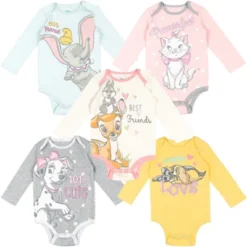 Disney Classics Princess Lion King Pumbaa Princess Ariel Timon Baby Girls 5 Pack Bodysuits Newborn To Infant 15 Disney Classics Princess Lion King Pumbaa Princess Ariel Timon Baby Girls 5 Pack Bodysuits Newborn To Infant -Disney GUEST aae275fd b32d 4e0f b098 c588cd4c80b2