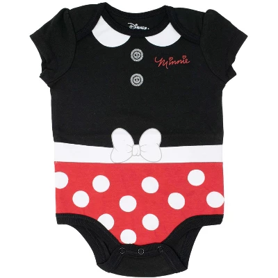 Disney Minnie Mouse Mickey Donald Duck Baby Girls 5 Pack Bodysuits Newborn To Infant 4 Disney Minnie Mouse Mickey Donald Duck Baby Girls 5 Pack Bodysuits Newborn To Infant - Image 4