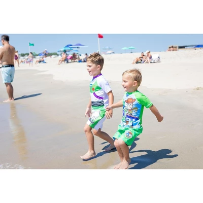 Disney Pixar Toy Story Alien Rex Slinky Dog Woody Baby Pullover Rash Guard And Swim Trunks Outfit Set Infant To Little Kid 5 Disney Pixar Toy Story Alien Rex Slinky Dog Woody Baby Pullover Rash Guard And Swim Trunks Outfit Set Infant To Little Kid - Image 5