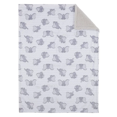 Disney Dumbo Super Soft Baby Reversible Blanket With Sherpa Back 2 Disney Dumbo Super Soft Baby Reversible Blanket With Sherpa Back - Image 2