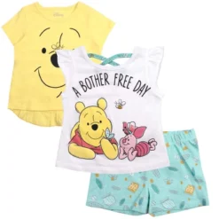 Disney Girl's 3-Pack Fancy Nancy Short Set With Tee, Tank Top And Print Shorts For Infants -Disney GUEST b2f93c81 ddc8 4410 9e72 88a521dacd2b