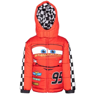 Disney Pixar Cars Lightning McQueen Winter Coat Puffer Jacket Toddler 10 Disney Pixar Cars Lightning McQueen Winter Coat Puffer Jacket Toddler - Image 10
