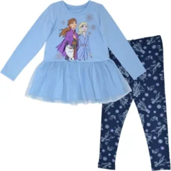 Disney Frozen Elsa Anna Frozen Girls T-Shirt And Leggings Outfit Set Infant To Little Kid 19 Disney Frozen Elsa Anna Frozen Girls T-Shirt And Leggings Outfit Set Infant To Little Kid -Disney GUEST b5d9c803 1add 44de a59e 69c196d7d63c