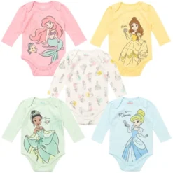 Disney Classics Princess Lion King Pumbaa Princess Ariel Timon Baby Girls 5 Pack Bodysuits Newborn To Infant 16 Disney Classics Princess Lion King Pumbaa Princess Ariel Timon Baby Girls 5 Pack Bodysuits Newborn To Infant -Disney GUEST b5e64262 a68e 48d6 85b3 a298cc541e3e