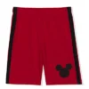 Disney Boy's There Is Only One Mickey Mouse Graphic Tee, 3D Hooded Shirt And Casual Short Set For Toddler