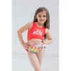 Disney Mickey Mouse Minnie Mouse Girls One Piece Bathing Suit Toddler To Little Kid