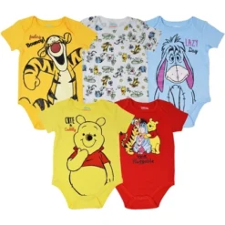 Disney Mickey Mouse Lion King Winnie The Pooh Pixar Toy Story Finding Nemo Baby 5 Pack Bodysuits Newborn To Infant 22 Disney Mickey Mouse Lion King Winnie The Pooh Pixar Toy Story Finding Nemo Baby 5 Pack Bodysuits Newborn To Infant -Disney GUEST bbd68aaa caf0 4354 ae8a 71bfde978ab4