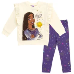 Disney Wish Asha Star Girls Fleece Sweatshirt And Pants Set Toddler To Little Kid 12 Disney Wish Asha Star Girls Fleece Sweatshirt And Pants Set Toddler To Little Kid -Disney GUEST bc57c34a 1fcc 449b be93 946d25d58b06