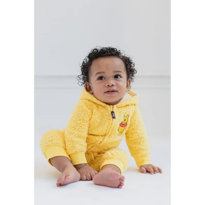 Disney Winnie The Pooh Baby Zip Up Costume Coverall Newborn To Infant 5 Disney Winnie The Pooh Baby Zip Up Costume Coverall Newborn To Infant - Image 5